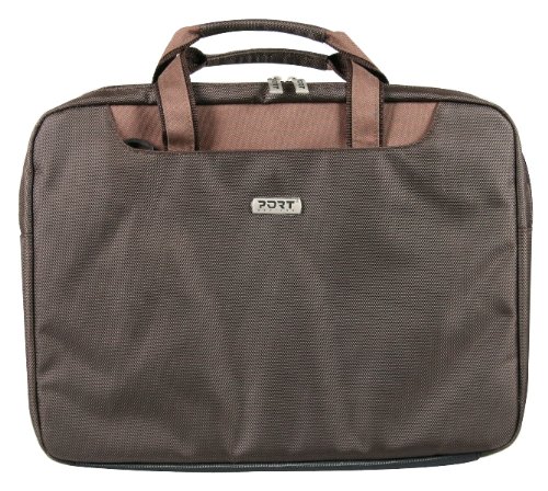 Port Lugano Notebook Tasche 39,1 cm (15,4 Zoll) braun