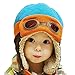 PanDaDa Baby Girls Boys Hats Winter Warm Cap Hat Beanie Pilot Aviator Crochet Earflap