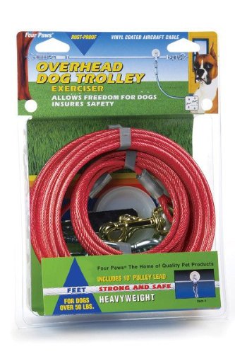 MediumWeight Trolley Exerciser, 50-Feet, Red