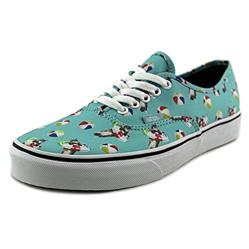 Vans OLD SKOOL (POOL VIBES) mens skateboarding-shoes VN-04OJJPF - AQUA SEA/TRUE WHITE