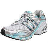 adidas Women's Supernova Glide Running Shoe,Grey/Tin/Art Green,7.5 M