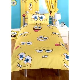 CharacterWorld Spongebob Expressions Rotary Duvet Set, Single