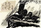 Les Modeles du Peintre - Detail Art Poster Print by Jean Le Gac, 71x49