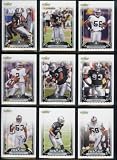2006 Score Oakland Raiders Football Card Complete Set of 12 Cards including Randy Moss plus rookie cards of Darnell Bing, Thomas Howard, Michael Huff, and Tommy Kelly