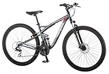 UPC 038675550223 product image for Mongoose Men's Status 2.4 27.5 Full Suspension Bicycle, Blue, 18