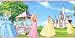Blue Mountain Wallcoverings DF059191BFP Fantasy Princess Prepasted Wall Border