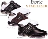 Etonic Stabilizer Golf Shoes (Color=White/Black,Size=9,Width=Medium)