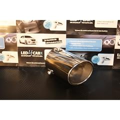1X Auspuffblende aus Edelstahl f�r VW Golf 6, VW Scirocco 3, VW Tiguan, VW Passat 3C, VW Passat CC