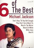 Produkt-Bild: MICHAEL JACKSON - 6 of the best Songbook piano/vocal/guitar mit Bleistift -- Die 6 beliebtesten Hits des S&auml;ngers u. a. mit BLACK OR WHITE arrangiert f&uuml;r Klavier, Gesang und Gitarre (Noten/Sheet music)