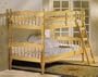 BEAUTIFUL ALL NATURAL TWIN/TWIN CONVERTABLE BUNK BED