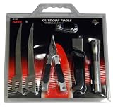Buy OUTDOOR MULTI-TOOL/KNIVES/FLASH 6-PIECE SET