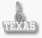 Texas Longhorns Texas 1/8 Charm - Sterling Silver Jewelry