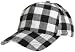 Jessica Simpson Women's Buffalo Plaid Baseball Cap, Jet Black, One Size