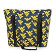 West Virginia University WVU Logo Tote Bag Cotton with WATERPROOF LINING UNDERSIDE Travel, Baby, Diapers, Sports Gym or Beach Cute Best Unique GIFT IDEA for Him Her Man Men DAD MOM Mother Woman Women Ladies