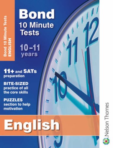Bond 10 Minute Tests 10 - 11 years English