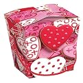 Frosted Hearts Gift Box - Quart Size