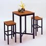 Home Styles 2 Bar Stools Oak Top Bar Table Set