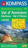  : Val d'Anniviers - Montana - Val d'Hérens 1 : 50 000: Wanderkarte