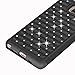 Galaxy Note 7 Case, EC™ Dual Layer Studded Rhinestone Bling Hybrid Diamond Shockproof Case Cover for Samsung Galaxy Note 7/ Galaxy Note 6/ Samsung SM-N930F (Black)