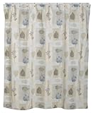 Croscill Spa Leaf Shower Curtain