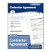 Adams Contractor Agreement Form, 8.5 x 11 Inch, White (LF155)