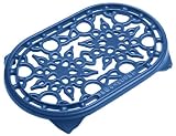 Le Creuset 10-1/2-Inch Deluxe Oval Trivet, Blue