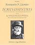 Ecrits essentiels, suivis de 