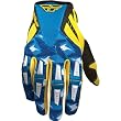 Fly Racing Kinetic Men's Dirt Bike Motorcycle Gloves - Yellow/Blue