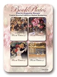 Pierre Auguste Renoir - Set of 12 Assorted Adhesive Bookplates