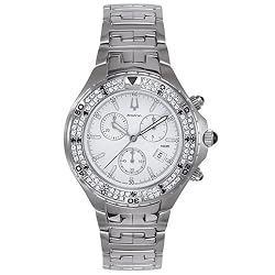 Accutron Men's 26E03 Val d'Isere Diamond Chronograph Watch