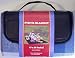 Sporting Goods : Blue Flannel Picnic Blanket 47" X 59" 100% Acrylic