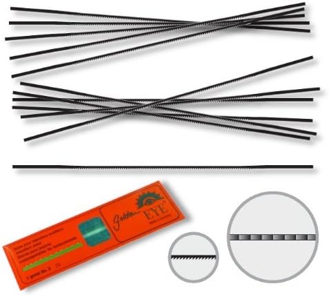 Golden Eye Orange Quality Flexible No 14 Jeweler Metal Piercing Saw Blades,1 Dz
