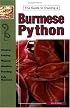 The Guide to Owning Burmese Pythons