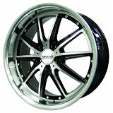 16x7 Maxxim Rodeo (Black Machined) Wheels Rims 4x100 114.3 (RD67D04405) by Maxxim