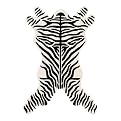 Zebra Design Rug - Zebra (Hide Shaped)