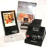 Polaroid SX-70 Model 3 Black on Black EXC++ WORKS!!
