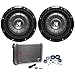 2 Kicker CVT10-2 10" CVT 800W Shallow 2-Ohm Car Subs+750W Mono Amplifier+Amp Kit