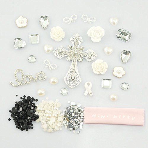 MINI KITTY DIY 3D Bling flower Rhinestone Cross Cell Phone Case Resin Flat back Kawaii Cabochons Deco Kit / Set ,cellphone diy ,merry christmas gift ,xmas for iphone 4 4S ,iphone 5 5c 5G,for iphone 6 iphone 6 plus for samsung note 4 samsung s5 mini s5 i9600 for samsung galaxy s3 i9300 ,for samsung galaxy s4 i9500 for sony/htc/nokia/google etc