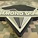 Diamond Dogs Metal Gear Solid Glow Dark Big Boss Snake PVC Rubber 3D Velcro Patch