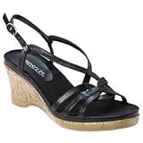 Aerosoles Faux Cork Heel Strappy Wedge Sandal