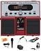 Boss VE-20 Vocal Performer Multi-Effects Pedal Bundle with AC Adapter, Microphone, 20-Foot XLR Cable, 10-Foot Instrument Cable, Headphones, and Polishing Cloth