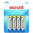 MAXELL MXL-LR6_4BP_C Maxell AA Alkaline 4PK