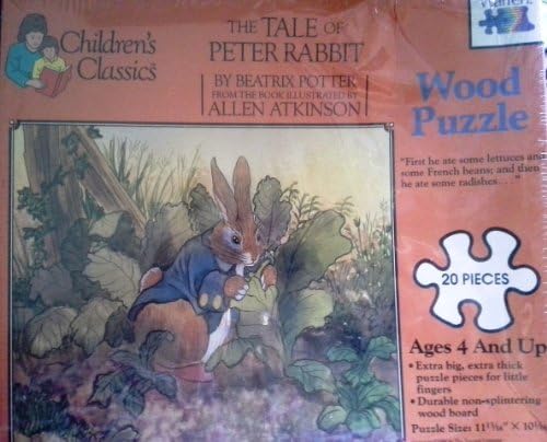 The Tale of Peter Rabbit Wood Puzzle 20 PCS