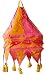 Lampshades Multicolored Applique Embroidered Fabric Indian-Style (clamp110)