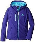 ZeroXposur Girl's 7-16 Gertrude Soft Shell Jacket, Iris, Large/14