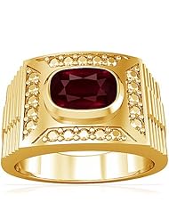 14K Yellow Gold Cushion Cut Ruby Solitaire Ring (GIA Certificate)