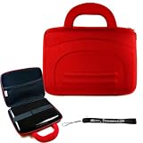 Sony DVPFX950 9-Inch Portable DVD Player Hard Nylon Traveling Case + Includes a eBigValue (TM) Determination Hand Strap Key Chain