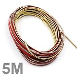 DIY Decorative 5M Golden Universal Headlight Switch Shift Knob Steering Wheel... by Astra Security