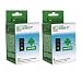 2 Ink Cartridges (Black MK990 + Color MK991) Series 9 for DELL 926 V305 V305w All-In-One Printer