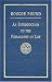 An Introduction to the Philosophy of Law